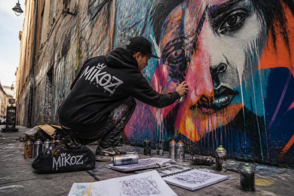 découvrez mikoz, un artiste urbain au style unique et inspirant. plongez dans son univers singulier et suivez son parcours créatif et innovant.