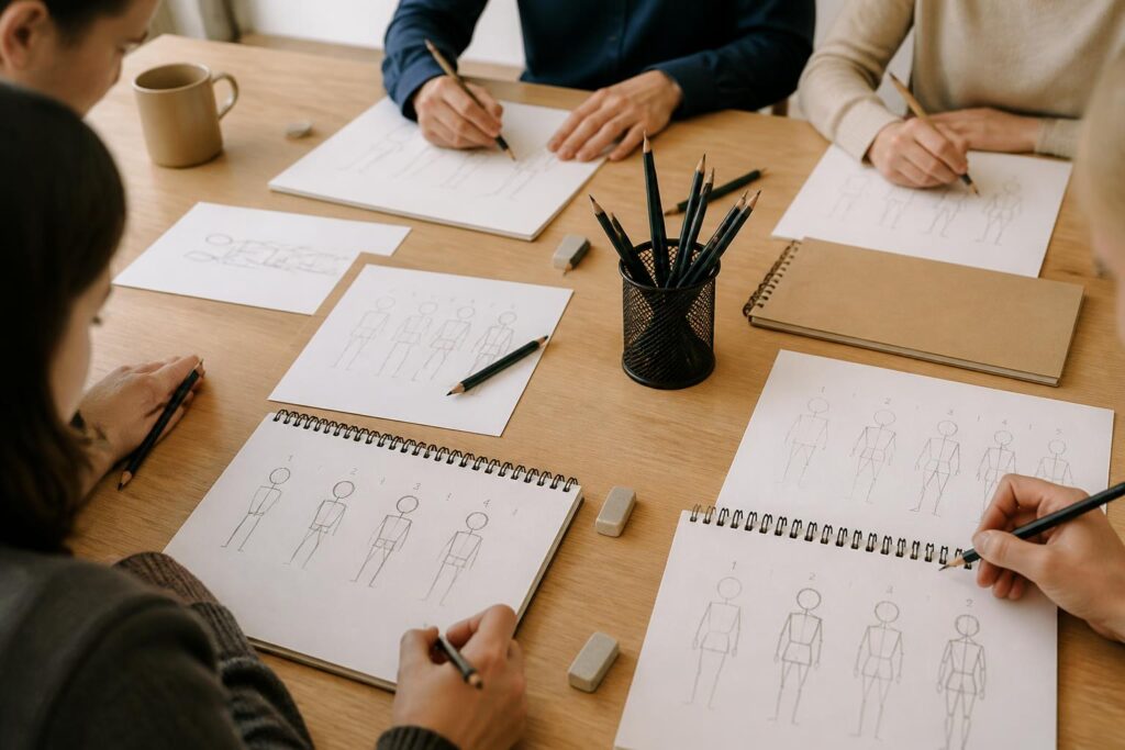 découvrez des astuces simples et efficaces pour apprendre à dessiner des bonhommes facilement, idéal pour les débutants en dessin.