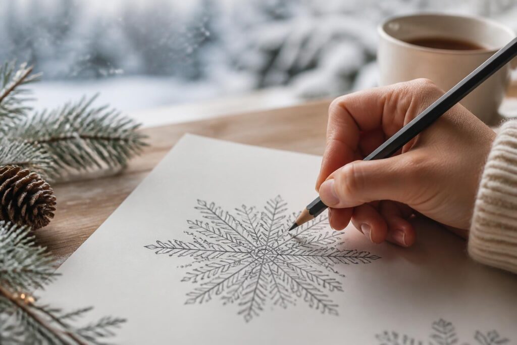 découvrez comment dessiner des flocons de neige avec des astuces simples pour créer des motifs uniques et délicats, parfaits pour égayer vos créations hivernales.