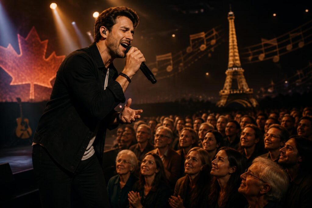 découvrez pourquoi le chanteur canadien séduit les mélomanes français avec son talent unique, sa voix captivante et ses chansons émouvantes.