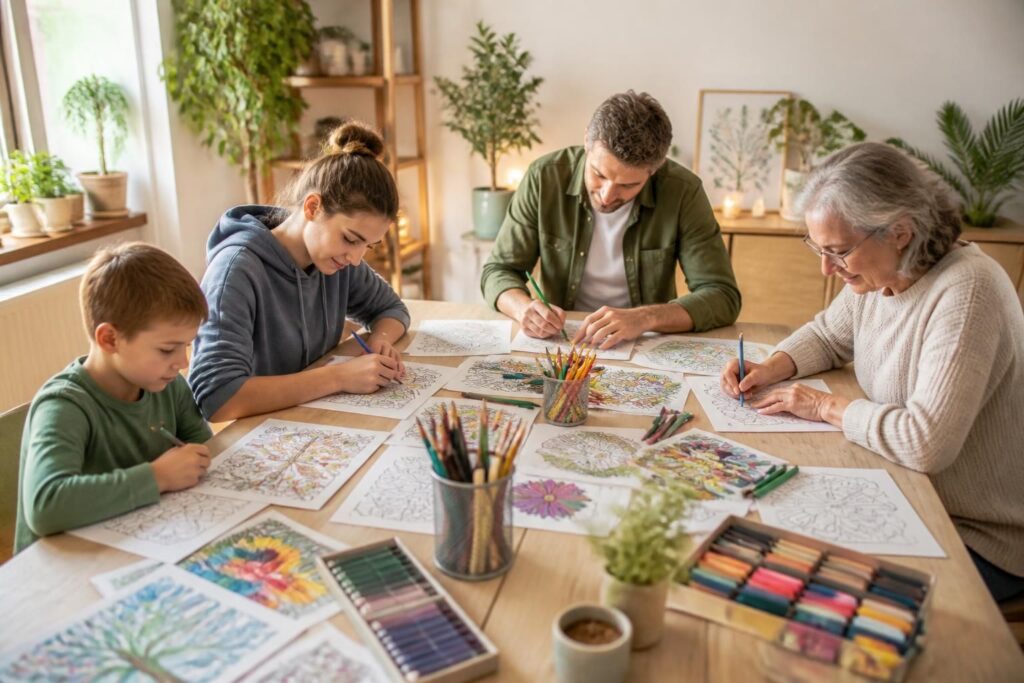découvrez comment le coloriage favorise le bien-être et séduit toutes les générations grâce à ses bienfaits relaxants et créatifs.
