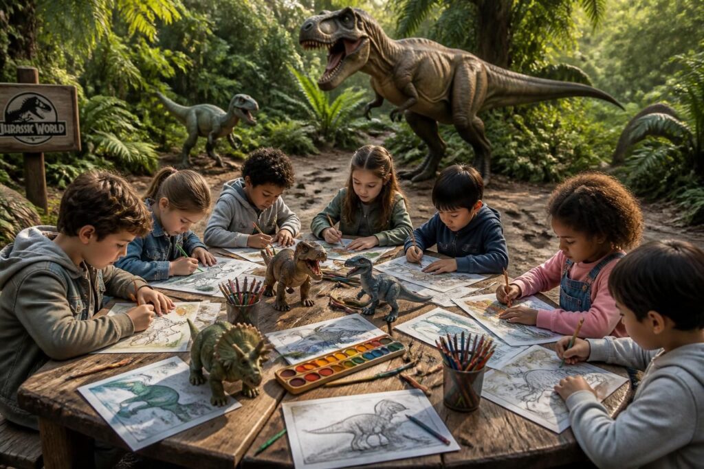découvrez comment les coloriages jurassic world peuvent stimuler l'imagination et la créativité des enfants passionnés de dinosaures, avec des astuces pour rendre cette activité ludique et éducative.