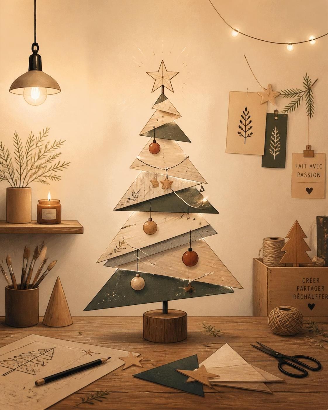 découvrez nos astuces pour dessiner un sapin de noël unique et créer une décoration originale et festive à la maison.