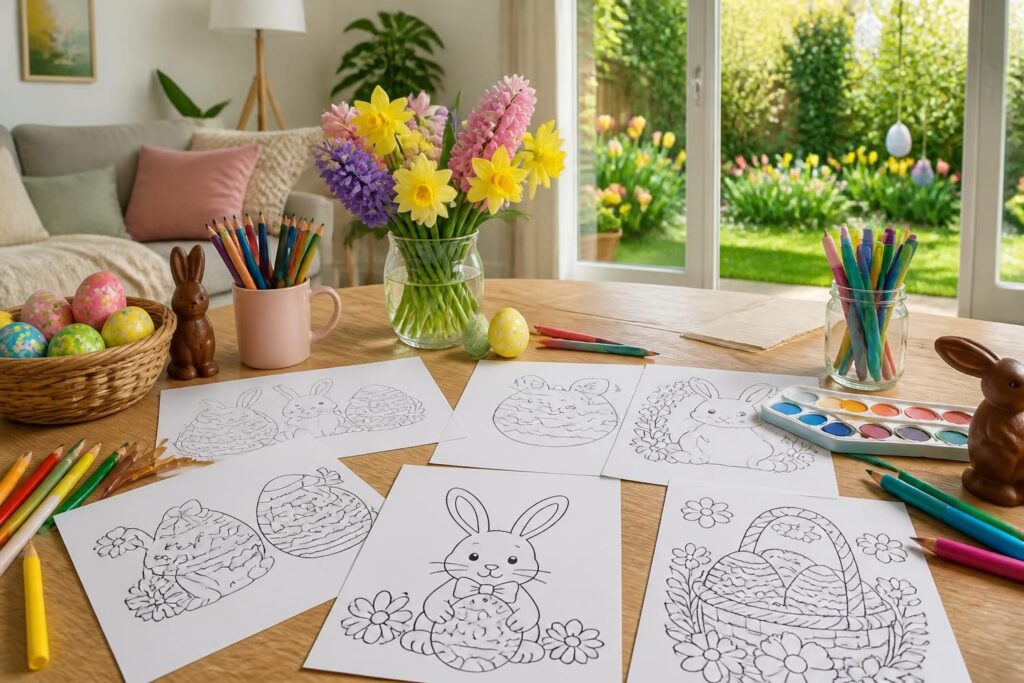découvrez où trouver des coloriages de pâques faciles et gratuits à imprimer pour égayer vos fêtes en famille.