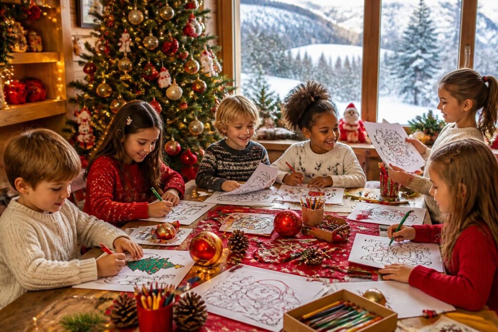 découvrez comment le coloriage de noël peut stimuler la créativité des enfants pendant la saison festive grâce à des activités ludiques et inspirantes adaptées à cette période magique.