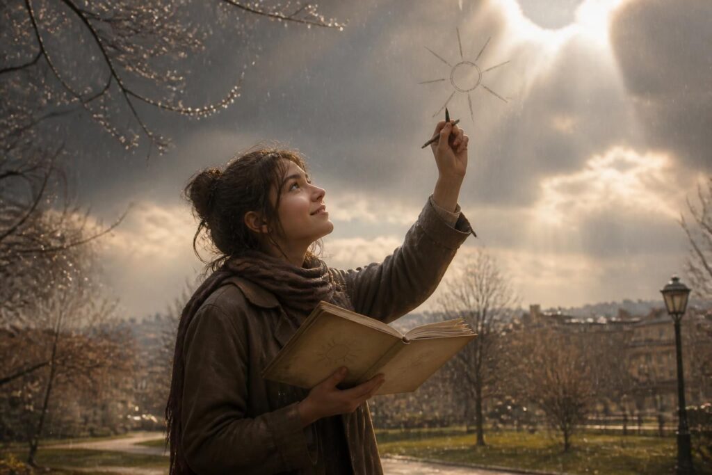 découvrez la signification et les paroles de la chanson « elle viendra un jour de pluie dessiner le soleil », une œuvre poétique qui évoque l'espoir et la lumière malgré les jours sombres.