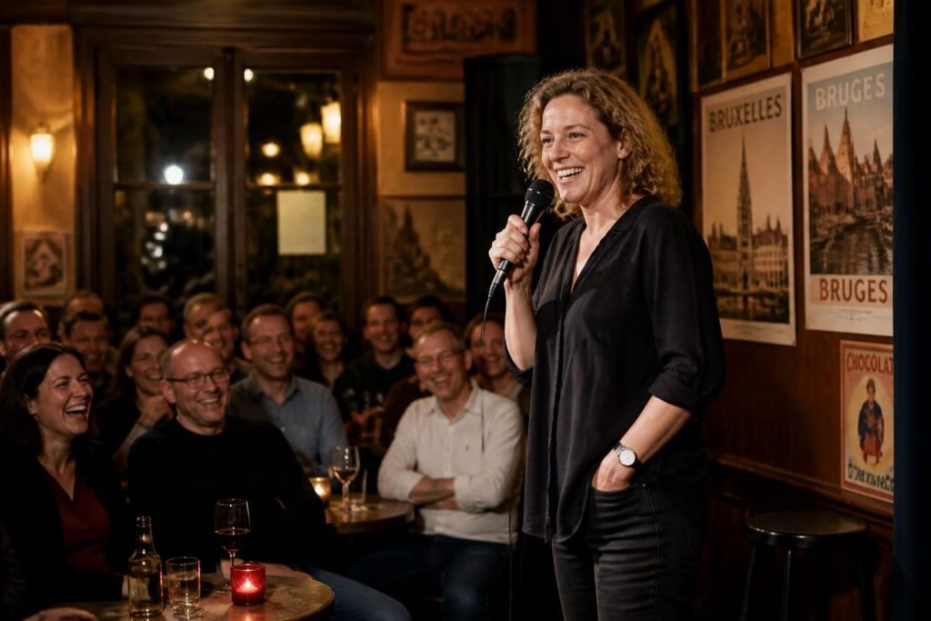 découvrez les humoristes belges femmes qui font rire la belgique avec leur talent unique et leur humour captivant.