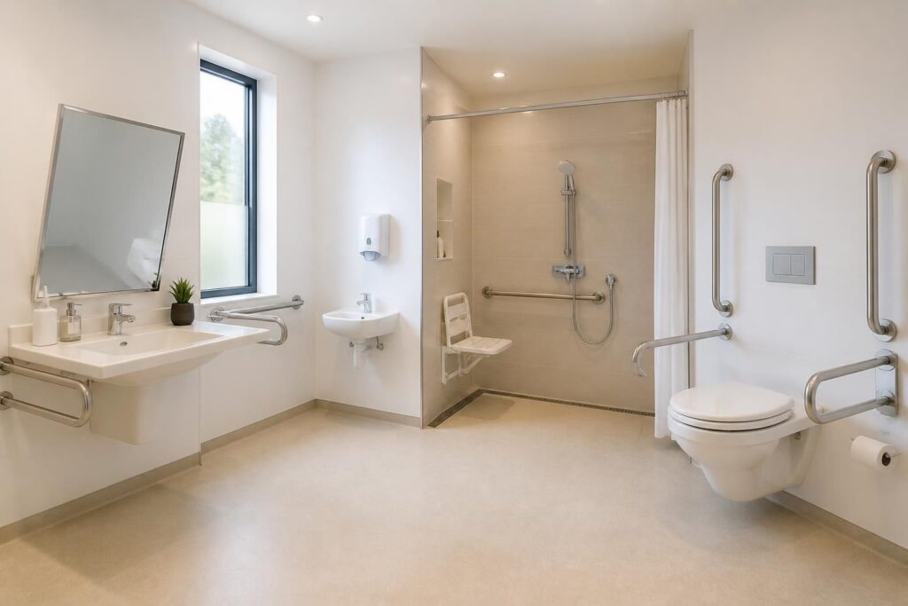 Salle de bain PMR : Aménagements clés pour un espace accessible et fonctionnel