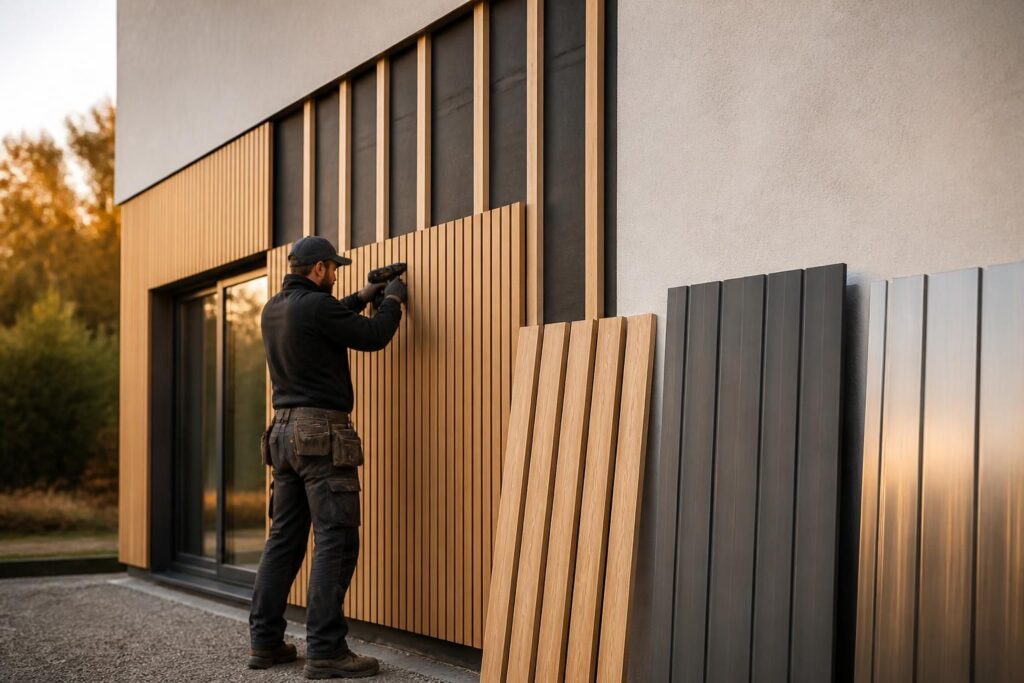 bardage vertical : installation et choix des matériaux adaptés