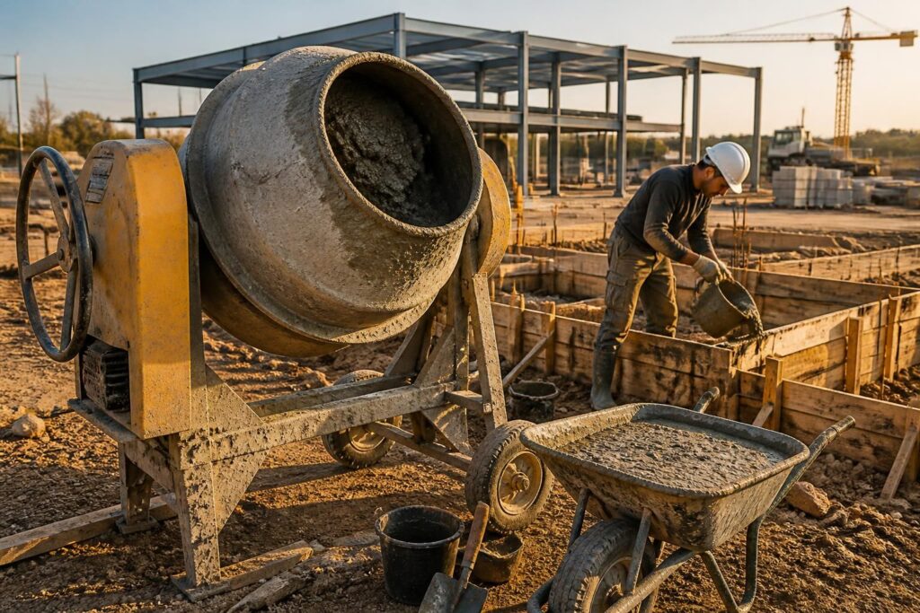 bétonneuse : choisir et utiliser l’outil pour vos travaux de bétonnage