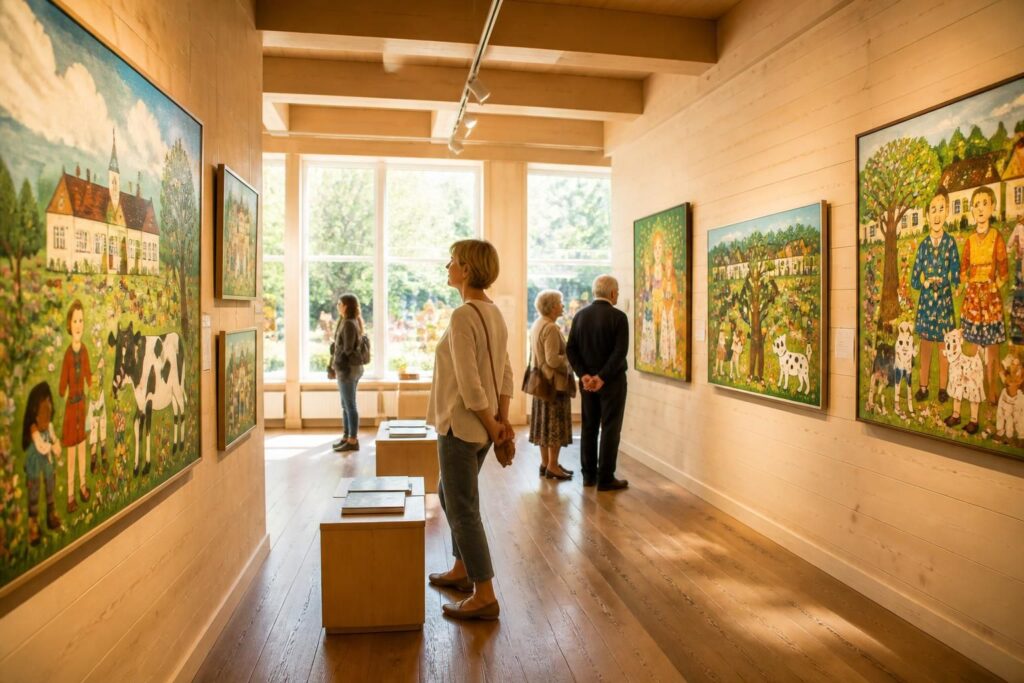 explorez l'art naïf à travers des peintures naïves authentiques et découvrez les artistes emblématiques qui ont marqué ce mouvement artistique unique.